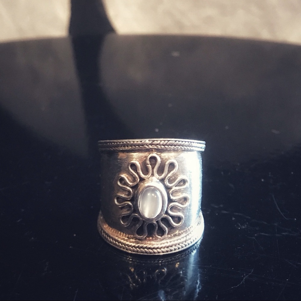 Moonstone 925 Sterling Silver Ring